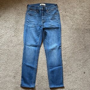 Madewell 9” High-Rise Skinny Women's Blue Jeans Sz 25